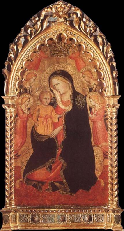 Agnolo Gaddi Madonna of Humility with Six Angels